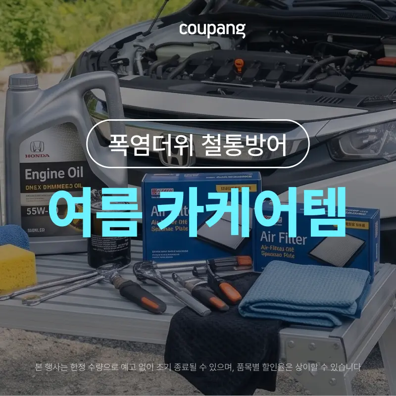 자동차용품, 여름 카케어템 (~7/30)